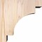 Ekena Millwork Mediterranean Smooth Corbel, Douglas Fir, 5 1/2"W x 10"D x 10"H COR06X10X10MED00SDF - alternate 4